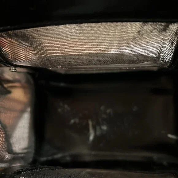 Gucci Black Mesh Tote Bag with Pouch EUC - Picture 16 of 16